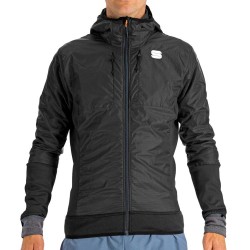 зимняя спортивная куртка Sportful Cardio Wind Jacket чёрная